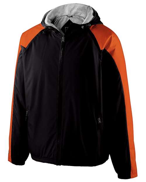 Men's Homefield Hooded Jacket - Black/ Orange