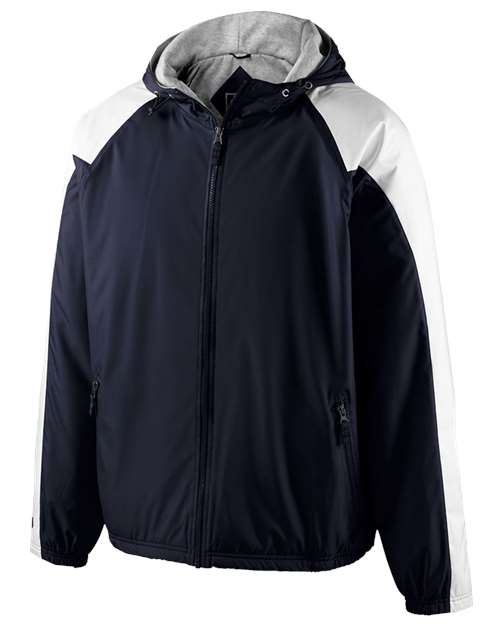 Men's Homefield Hooded Jacket - Navy/ White