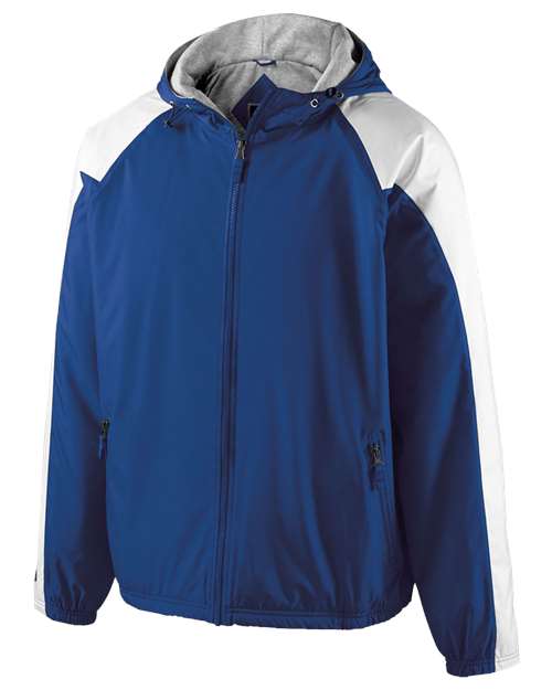 Men's Homefield Hooded Jacket - Royal/ White