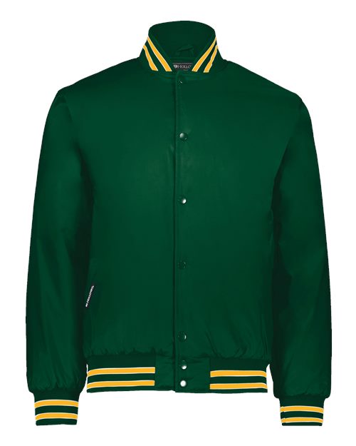 Men's Heritage Jacket - Dark Green/ Light Gold/ White