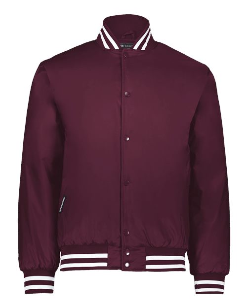 Men's Heritage Jacket - Maroon/ White