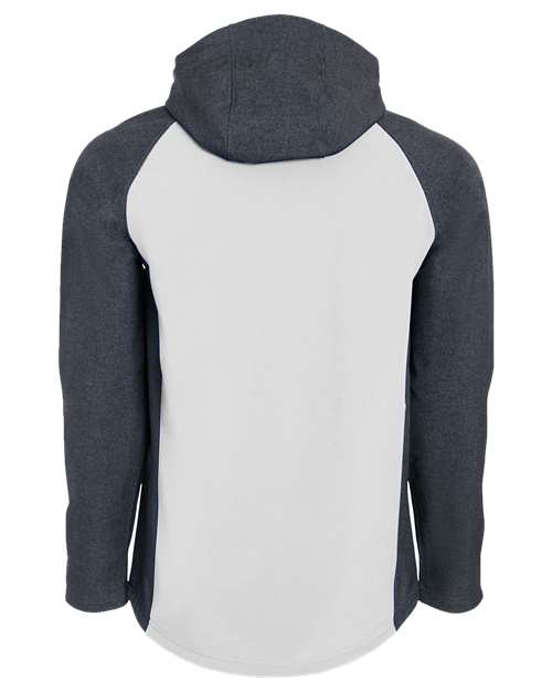 Men's Raider Hooded Soft Shell Jacket - Carbon Print/ White