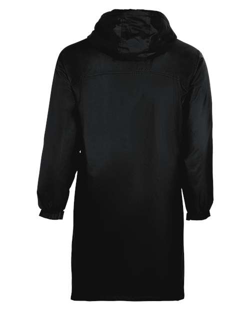 Men's Conquest Long Length Hooded Jacket - Black
