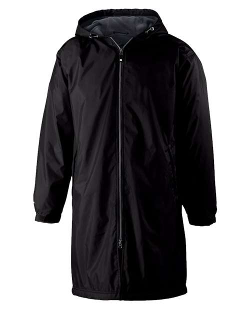 Men's Conquest Long Length Hooded Jacket - Black