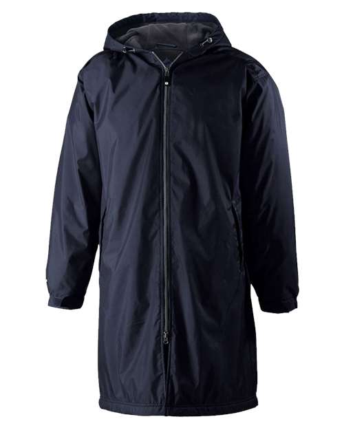 Men's Conquest Long Length Hooded Jacket - Navy