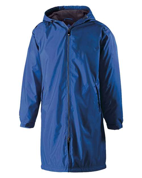 Men's Conquest Long Length Hooded Jacket - Royal
