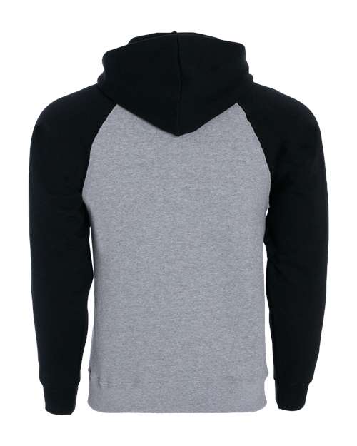 Men's Athletic Fleece Banner Hooded Sweatshirt - Athletic Heather/ Black