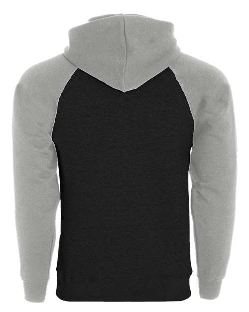Men's Athletic Fleece Banner Hooded Sweatshirt - Black/ Athletic Heather