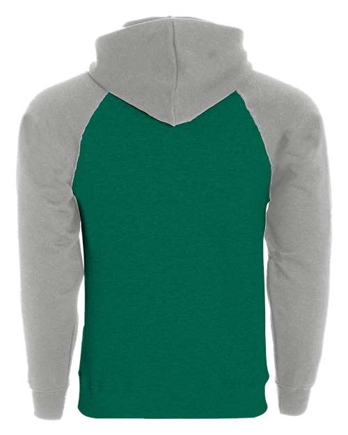 Men's Athletic Fleece Banner Hooded Sweatshirt - Dark Green/ Athletic Heather