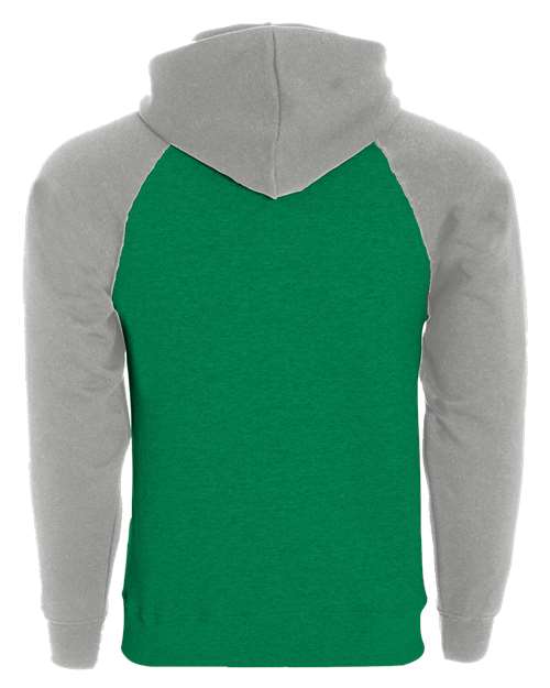 Men's Athletic Fleece Banner Hooded Sweatshirt - Kelly/ Athletic Heather