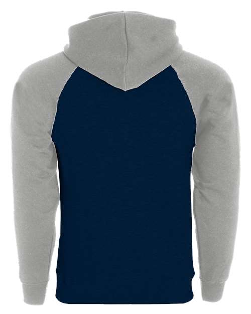 Men's Athletic Fleece Banner Hooded Sweatshirt - Navy/ Athletic Heather