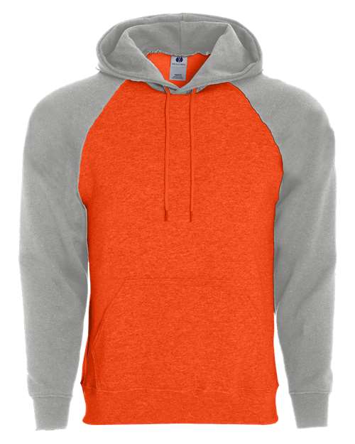 Men's Athletic Fleece Banner Hooded Sweatshirt - Orange/ Athletic Heather
