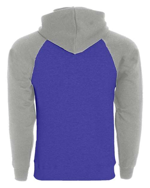 Men's Athletic Fleece Banner Hooded Sweatshirt - Purple/ Athletic Heather