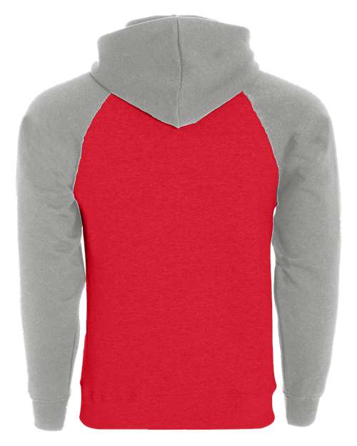 Men's Athletic Fleece Banner Hooded Sweatshirt - Red/ Athletic Heather
