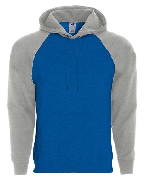 Men's Athletic Fleece Banner Hooded Sweatshirt - Royal/ Athletic Heather