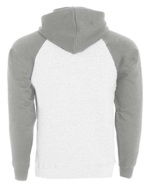 Men's Athletic Fleece Banner Hooded Sweatshirt - White/ Athletic Heather
