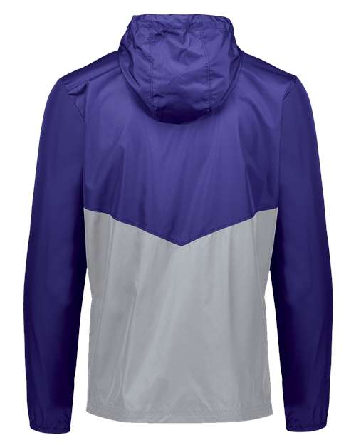 Men's Packable Quarter-Zip Jacket - Purple/ Athletic Grey