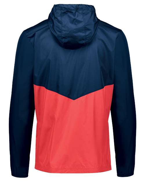 Men's Packable Quarter-Zip Jacket - Navy/ Scarlet