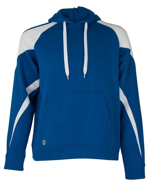 Unisex Athletic Fleece Prospect Hooded Sweatshirt - Royal/ White