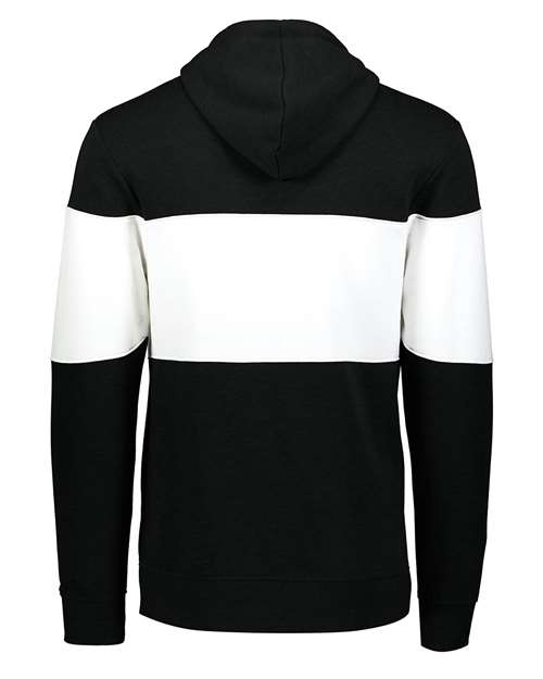 Men's All-American Fleece Colorblocked Hooded Sweatshirt - Black/ White