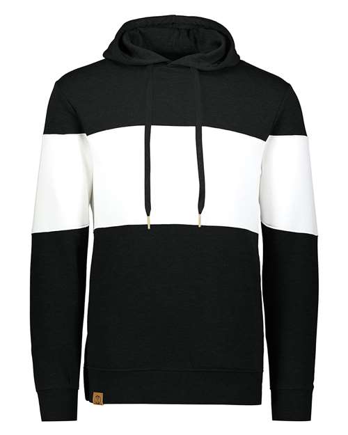 Men's All-American Fleece Colorblocked Hooded Sweatshirt - Black/ White