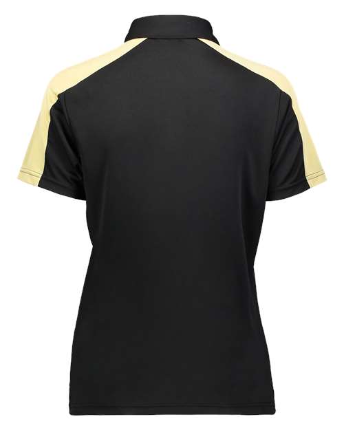 Women's Two-Tone Vital Polo - Black/ Vegas Gold