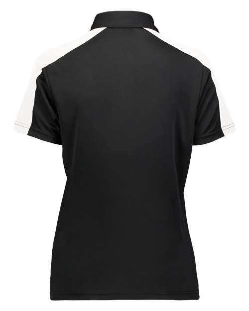 Women's Two-Tone Vital Polo - Black/ White