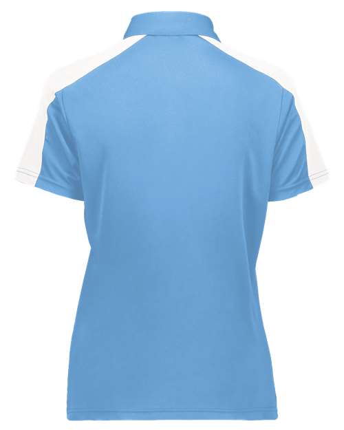 Women's Two-Tone Vital Polo - Columbia Blue/ White