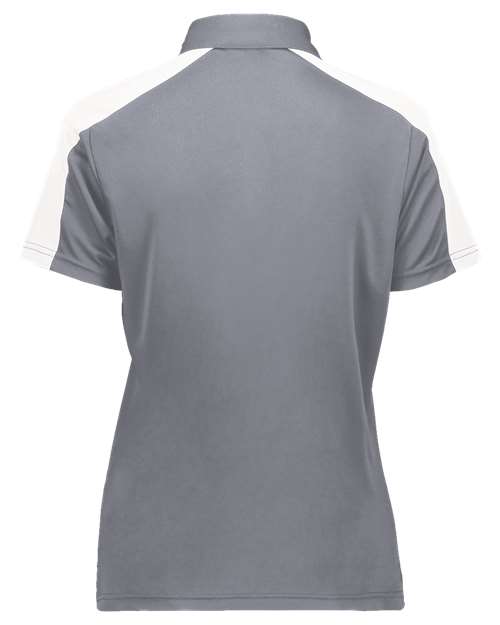 Women's Two-Tone Vital Polo - Graphite/ White
