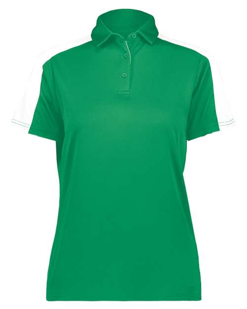 Women's Two-Tone Vital Polo - Kelly/ White