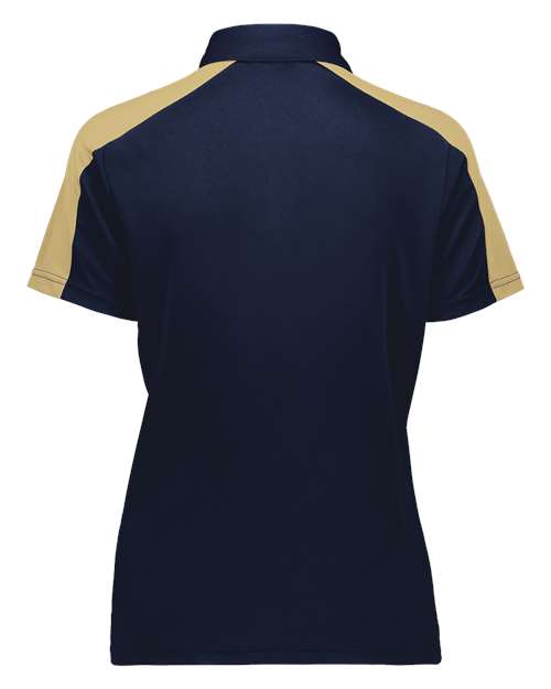 Women's Two-Tone Vital Polo - Navy/ Vegas Gold