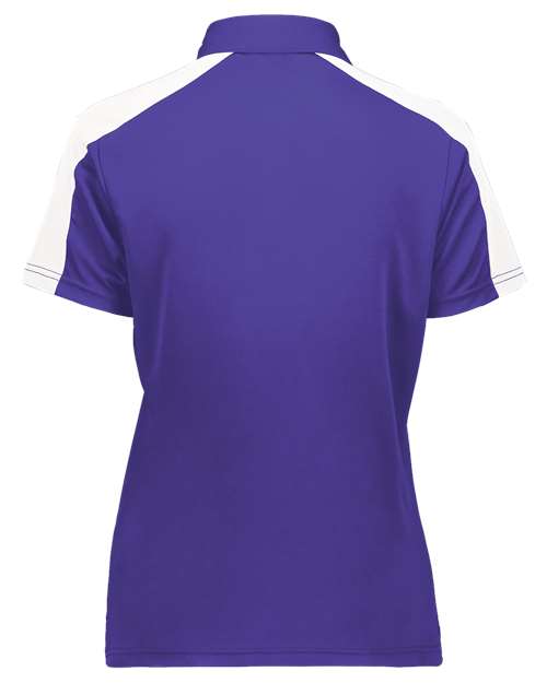 Women's Two-Tone Vital Polo - Purple/ White