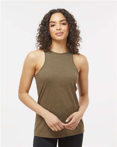 Women's CVC Tank - Heather Army
