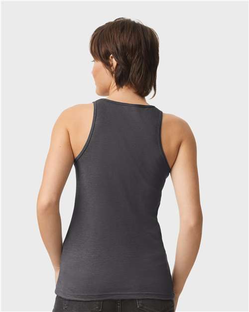Women's CVC Tank - Heather Charcoal