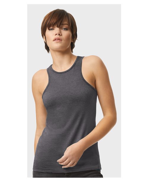 Women's CVC Tank - Heather Charcoal