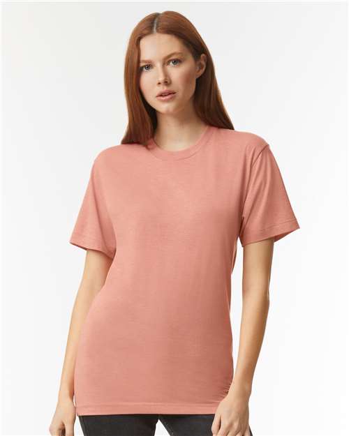 Unisex Triblend Track Tee - Tri-Coral