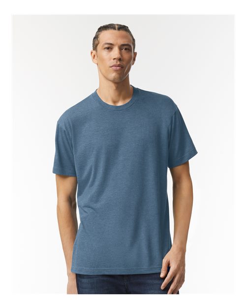 Unisex Triblend Track Tee - Tri-Dusk