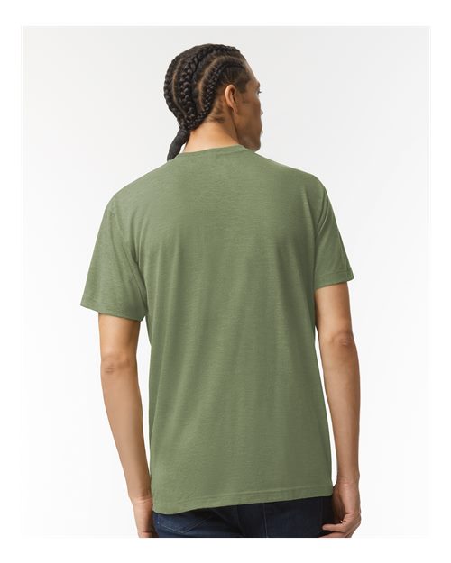 Unisex Triblend Track Tee - Tri-Olive
