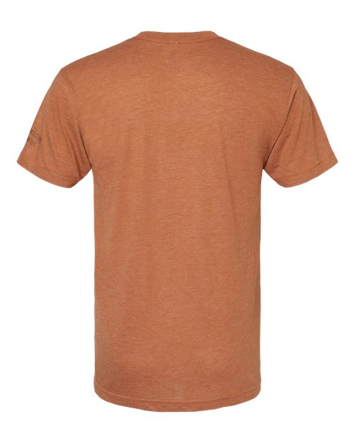 Unisex Triblend Track Tee - Tri-Rust