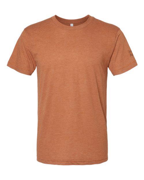 Unisex Triblend Track Tee - Tri-Rust