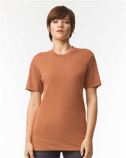 Unisex Triblend Track Tee - Tri-Rust
