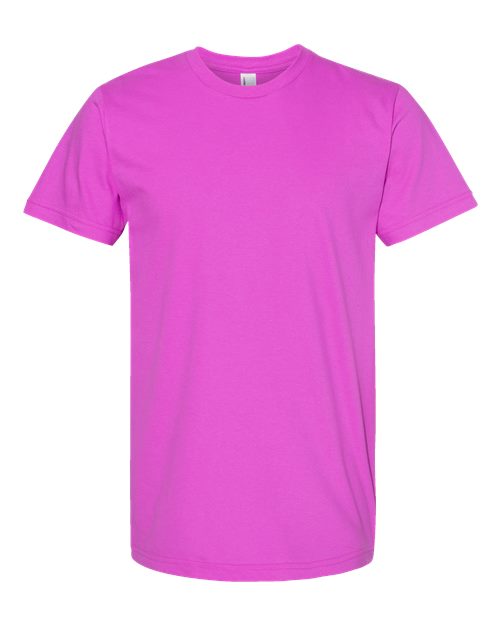 Unisex Fine Jersey Tee - Super Pink