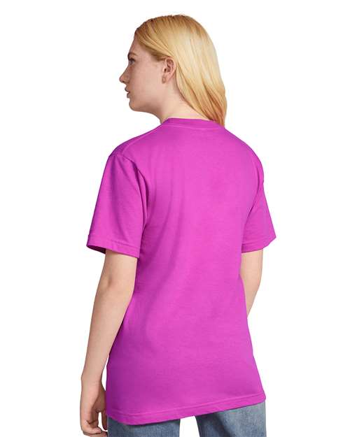 Unisex Fine Jersey Tee - Super Pink