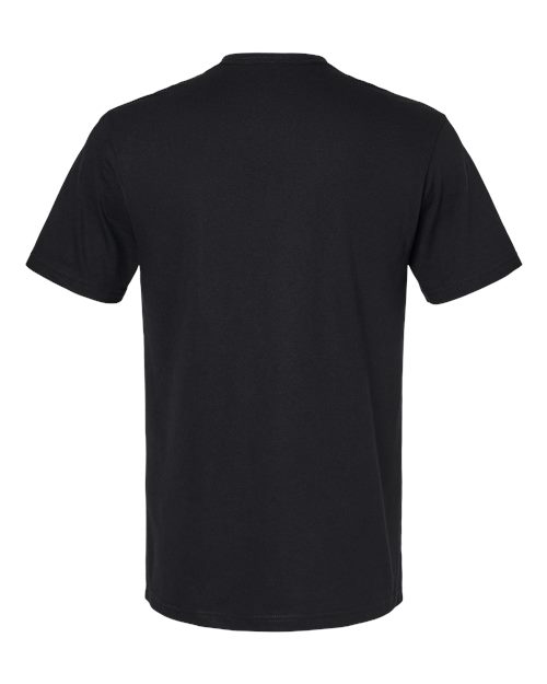 Unisex CVC V-Neck Tee - Black
