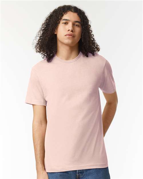 Unisex CVC Tee - Heather Blush