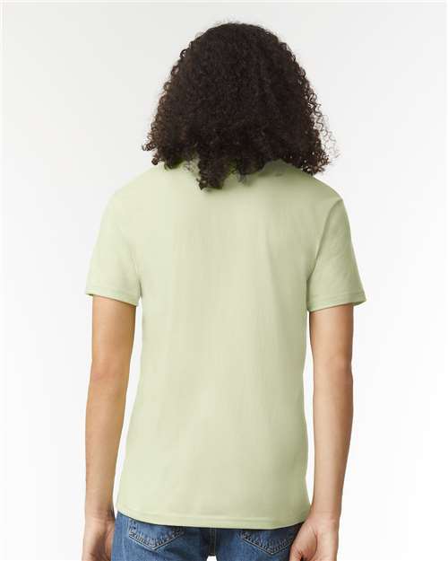 Unisex CVC Tee - Heather Cucumber