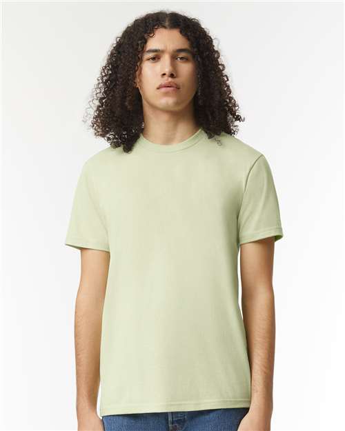 Unisex CVC Tee - Heather Cucumber