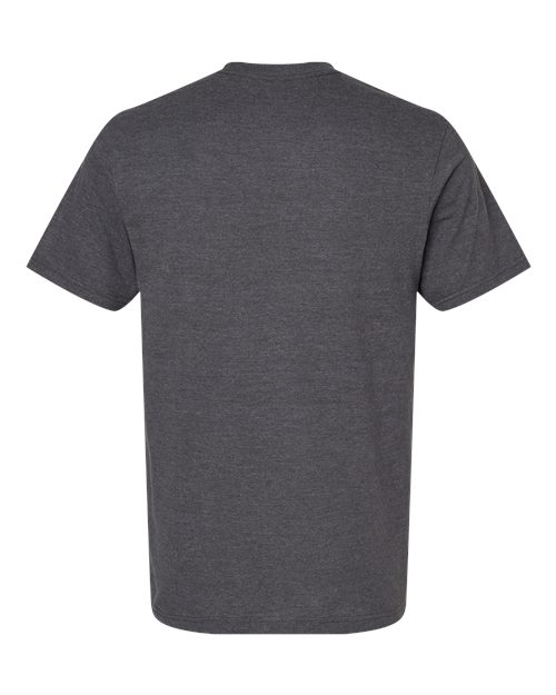 Unisex CVC Tee - Heather Charcoal