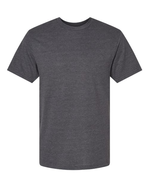 Unisex CVC Tee - Heather Charcoal