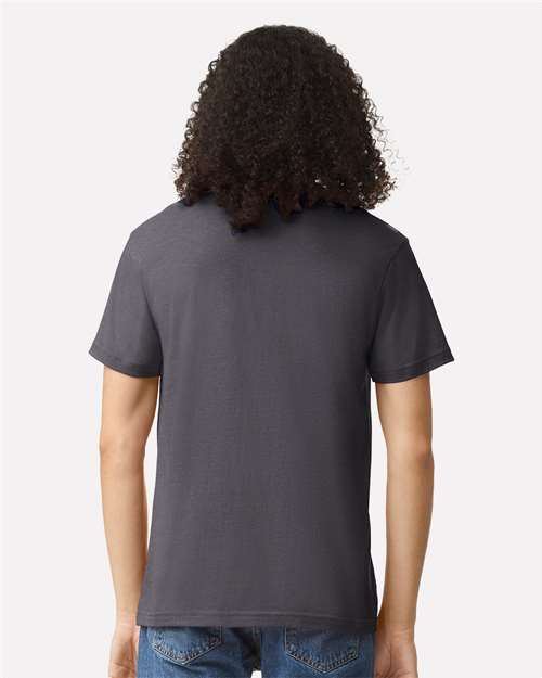Unisex CVC Tee - Heather Charcoal